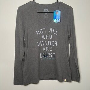 Life is Good New Villanova gray long sleeve t-shirt